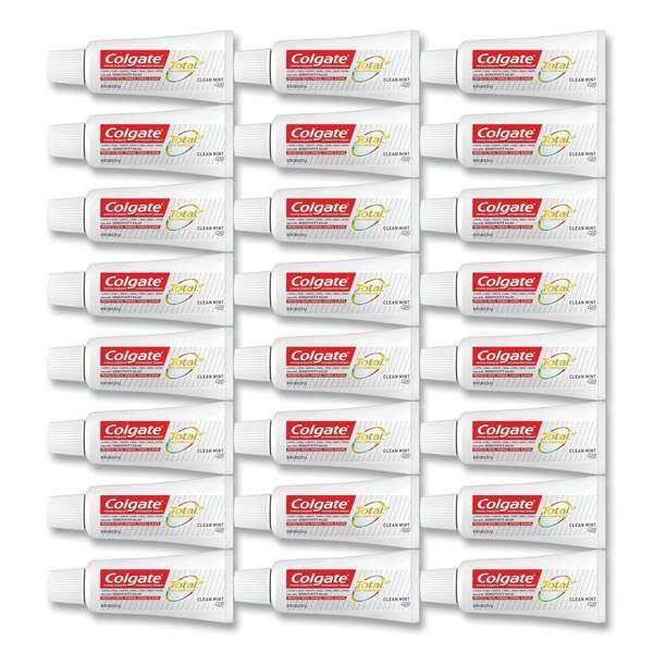 Total Toothpaste, Coolmint, 0.88 oz, PK24, Colgate, Mfr#: US05298A